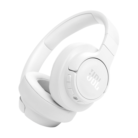 JBL Tune 770NC - White - Adaptive Noise Cancelling Wireless Over-Ear Headphones - Hero